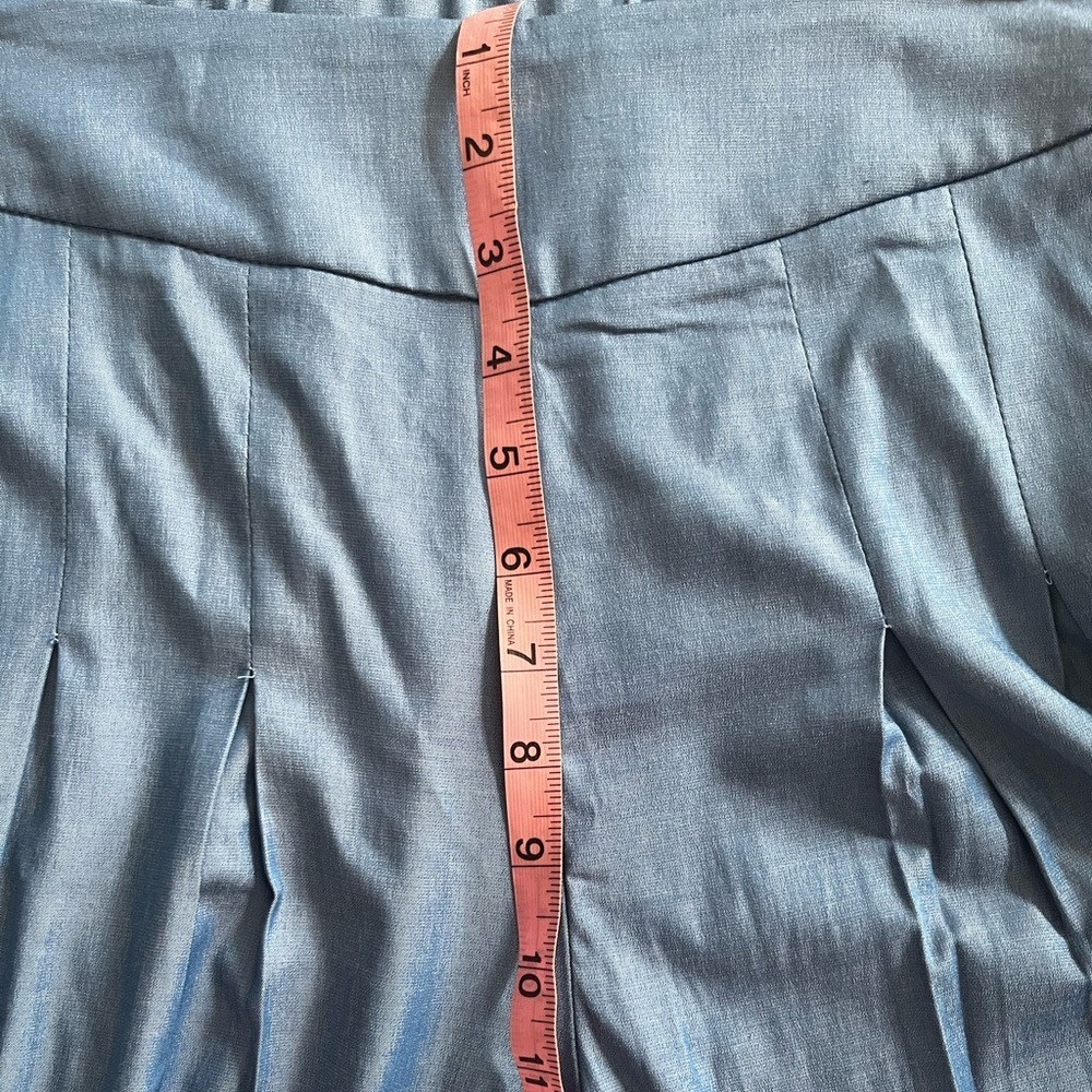 Light Blue 2 piece wide leg pant set Size M - Picture 5 of 6